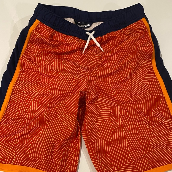 Boys size medium swim trunks. 2 pair in good shape and mesh lining. - Picture 1 of 6